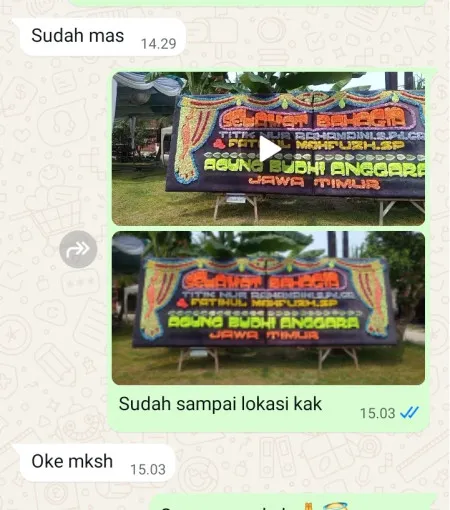 Pengiriman Papan Bunga Wonodadi Butuh