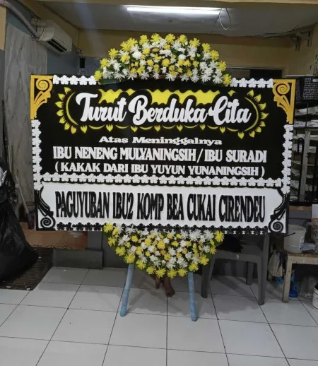 Papan Bunga Duka Wonodadi Butuh